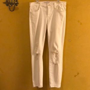 White Ripped Jeans. $35 FINAL.